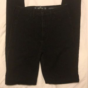 Hollister ultra high rise black jeans size 3